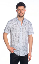 Load image into Gallery viewer, M-536-S White/Grey Short Sleeve

