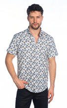 Load image into Gallery viewer, M-537-S White/Beige Short Sleeve
