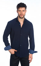 Load image into Gallery viewer, M1646 Navy Long Sleeve
