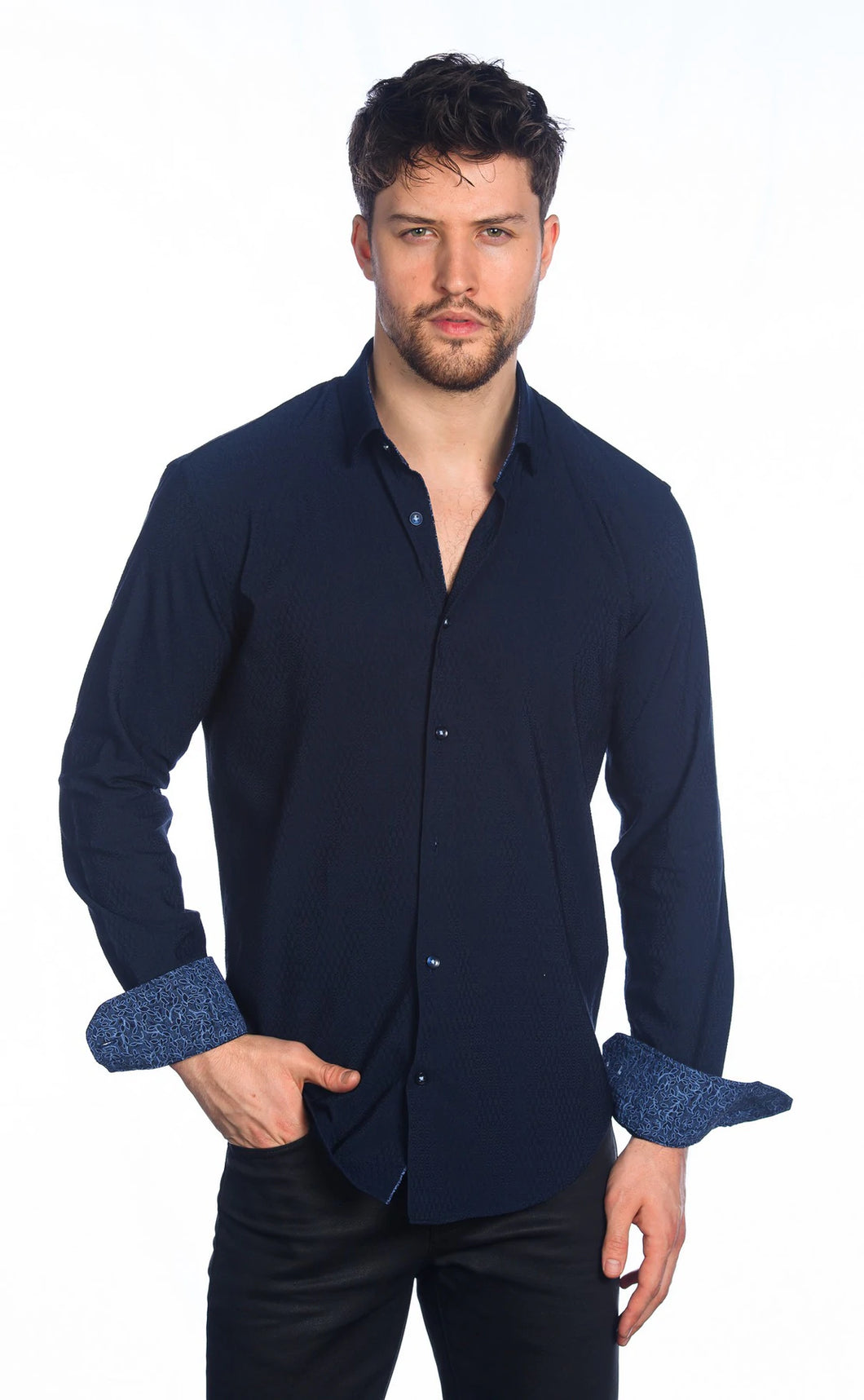 M1646 Navy Long Sleeve