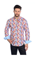 Load image into Gallery viewer, M1682 White/Multi Long Sleeve
