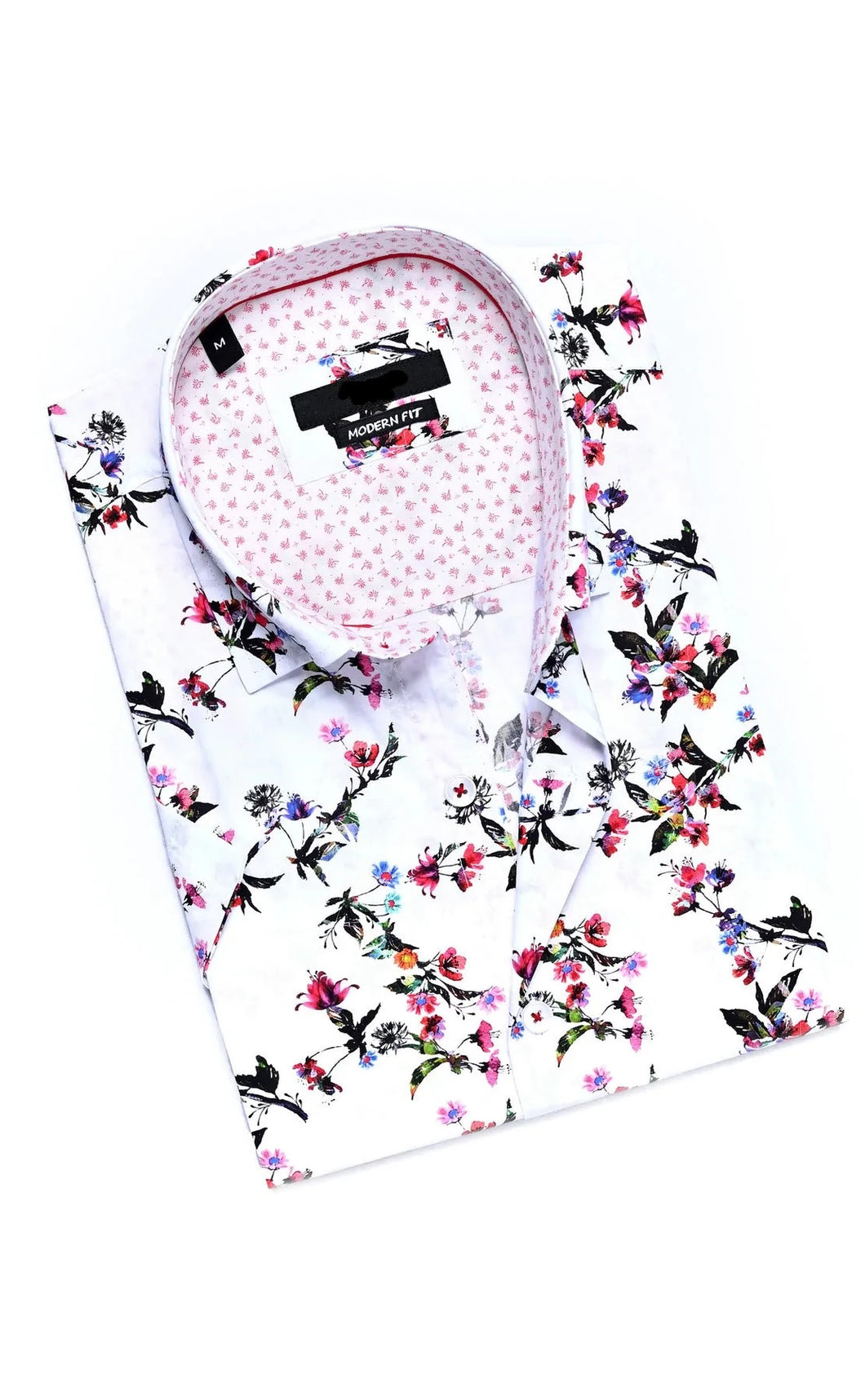 M611-S White Short Sleeve
