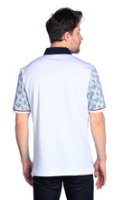 Load image into Gallery viewer, MZP-508 White/Indigo Polo
