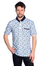 Load image into Gallery viewer, MZP-508 White/Indigo Polo
