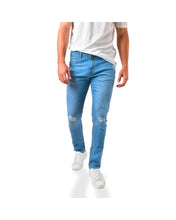 Load image into Gallery viewer, PJ-03 Men&#39;s Solid Premium Flex-Stretch Denim Jeans Blue
