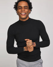 Load image into Gallery viewer, SC9701 Black Textured Turtle Neck
