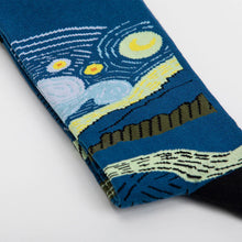 Load image into Gallery viewer, Van Gogh, Starry Night Socks
