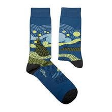 Load image into Gallery viewer, Van Gogh, Starry Night Socks
