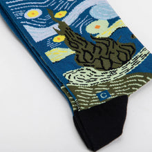 Load image into Gallery viewer, Van Gogh, Starry Night Socks
