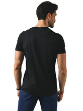 Load image into Gallery viewer, Porto Blanco Men&#39;s Solid Short Sleeve V-Neck T-Shirt Black / T-Shirt-03
