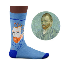 Load image into Gallery viewer, Van Gogh Self-Portrait Socks
