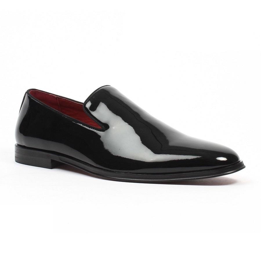 Patent Black Loafer Shoe | C-350 Patent