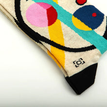 Load image into Gallery viewer, Wassily Kandinsky, Circles in a Circle Socks
