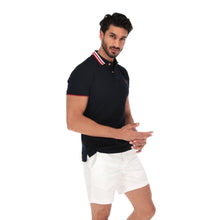 Load image into Gallery viewer, Polo Porto Blanco Básica Caballero Negro | PBASIC-01
