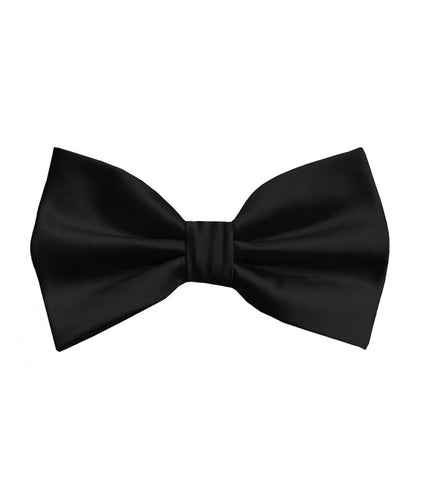 Black Bow tie bt100-B - Angelo's Men Boutique