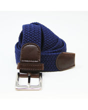 Load image into Gallery viewer, CNT-16 Men&#39;s Solid Elastane Belt Blue
