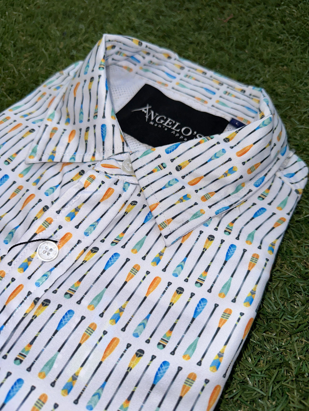 White Paddle Short Sleeve Shirt