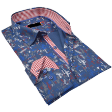 Load image into Gallery viewer, S-3175 Navy Modern Fit
