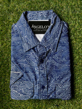 Load image into Gallery viewer, Navy Wahoo Short Sleeve Shirt
