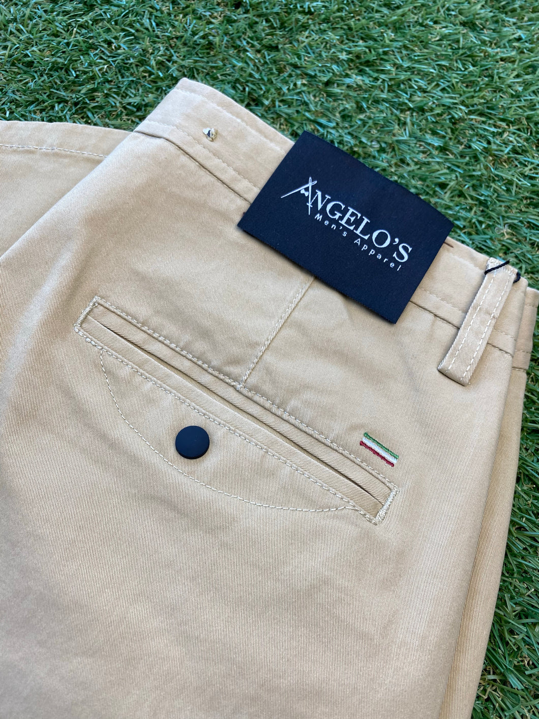 Khaki Stretch Chino Pants / CTN-2