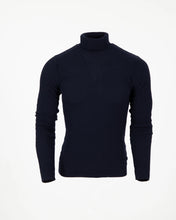 Load image into Gallery viewer, JT901 Navy Turtle Neck Long Sleeve Shirt
