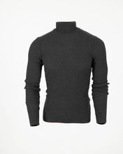 Load image into Gallery viewer, JT901 Charcoal Turtle Neck Long Sleeve Shirt
