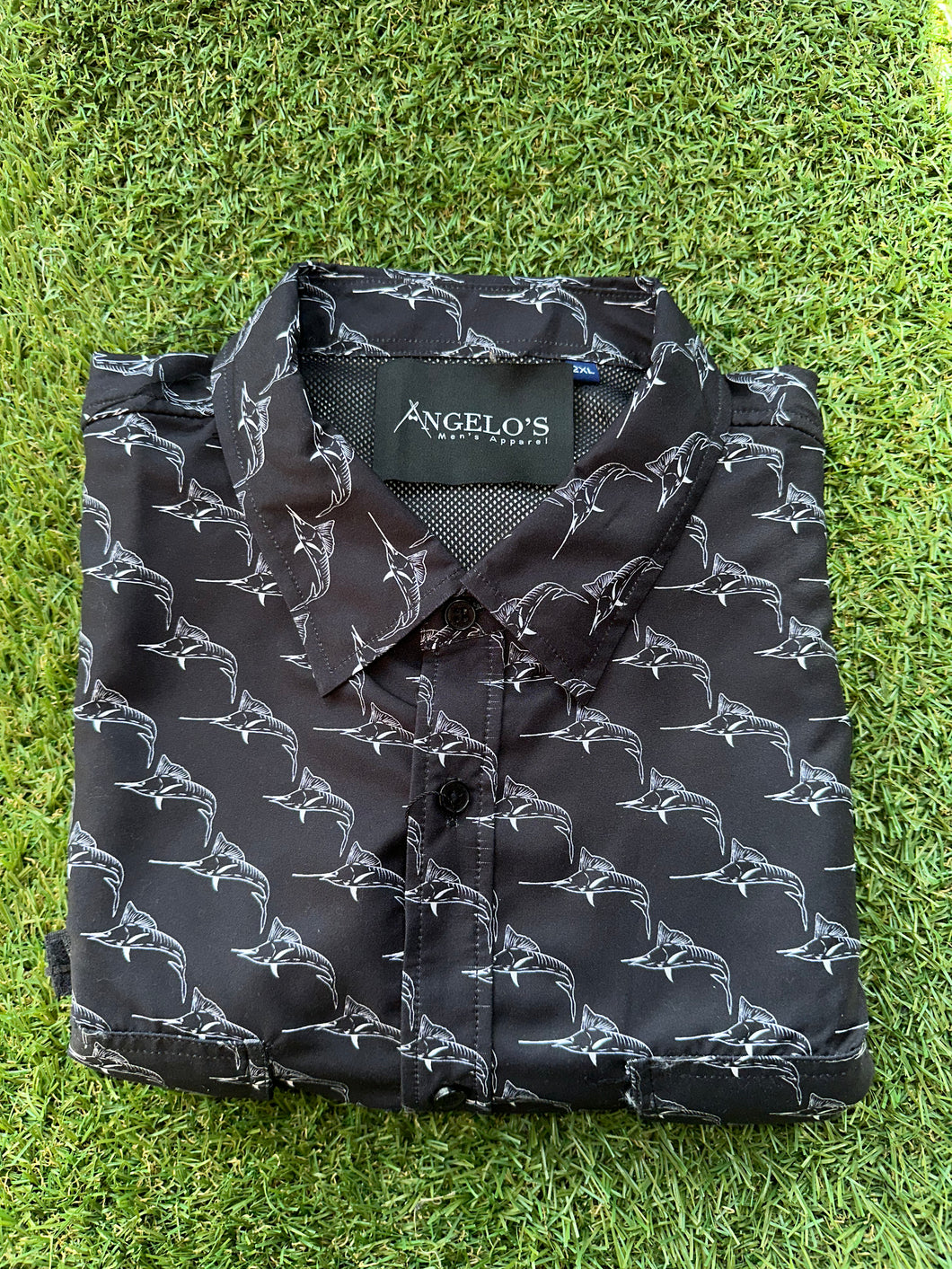 MARLIN-2 BLK Short Sleeve Shirt