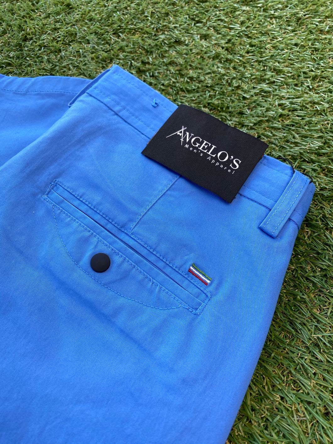 Blue Stretch Chino Pants / CTN-2