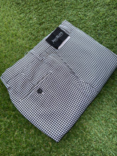 Load image into Gallery viewer, PL113 Blk/White Plaid Pants
