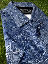 Load image into Gallery viewer, Navy Wahoo Short Sleeve Shirt
