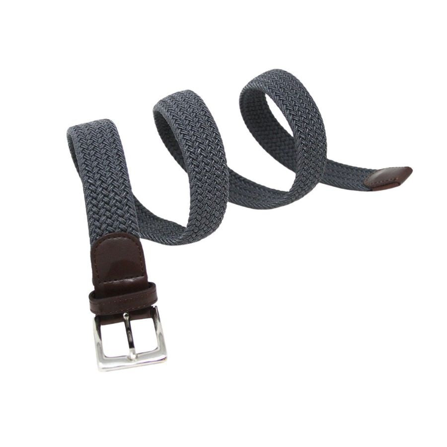 CNT-01 Men's Solid Elastane Belt Grey