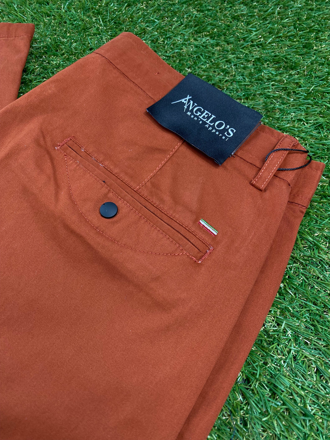 Silver Stretch Chino Pants Slim Fit / CTN-2