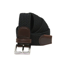 Load image into Gallery viewer, CNT-04 Men&#39;s Solid Elastane Belt Black
