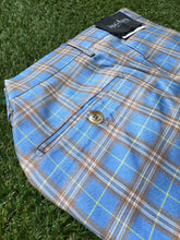 Load image into Gallery viewer, PL27 Sky Blue Plaid Pants
