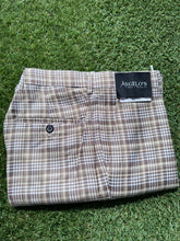 Load image into Gallery viewer, PL76 Camel Plaid Pants
