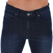 Load image into Gallery viewer, PJ-01 Men&#39;s Solid Premium Flex-Stretch Denim Jeans Dark Blue
