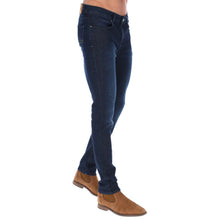Load image into Gallery viewer, PJ-01 Men&#39;s Solid Premium Flex-Stretch Denim Jeans Dark Blue

