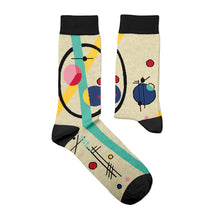 Load image into Gallery viewer, Wassily Kandinsky, Circles in a Circle Socks
