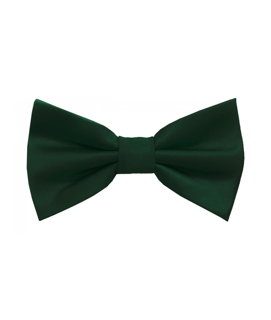 Kid's Microfiber Bow Ties & Hankies KBT100-CC Hunter Green