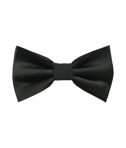 Kids Black Bow tie kbt100-B - Angelo's Men Boutique