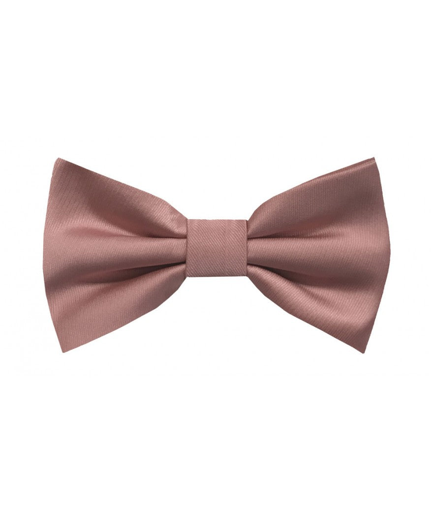 Dusty Rose Kids Microfiber Bow Ties & Hankies | KBT100-RR