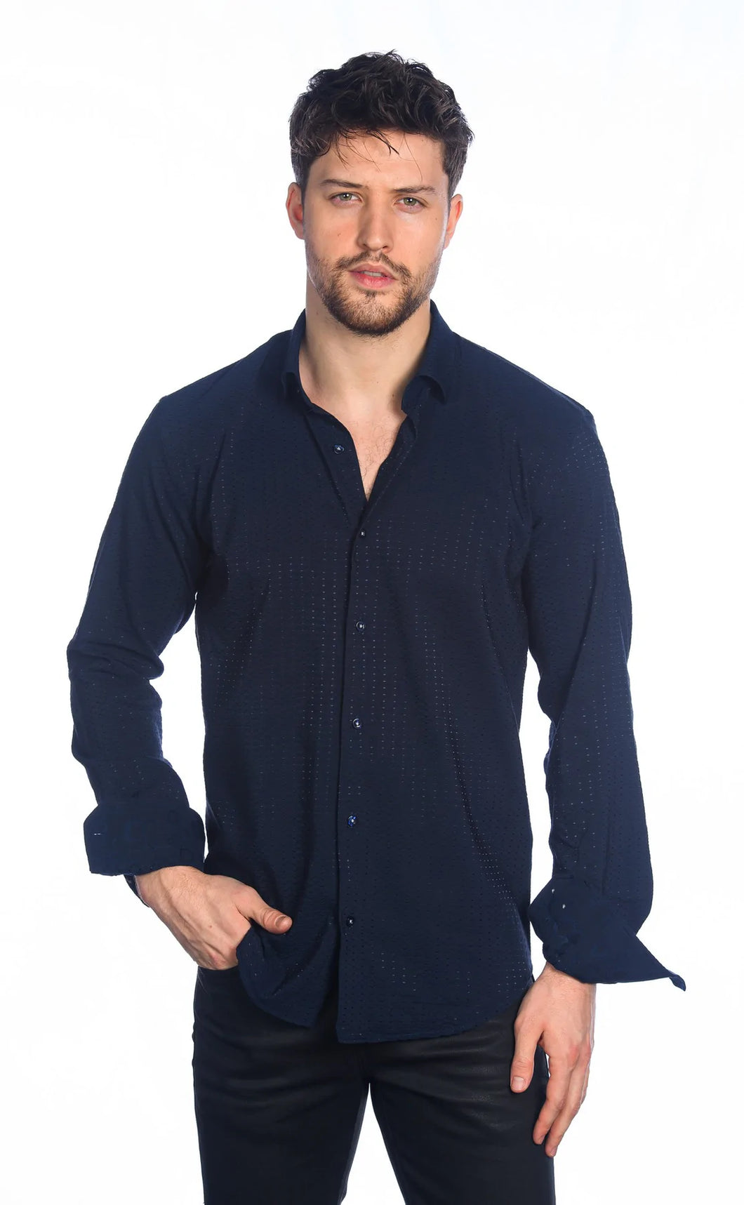 M1643 Navy Long Sleeve