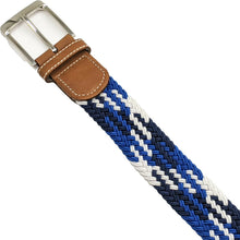 Load image into Gallery viewer, Premium Braid Belt Jet Blue - Angelo&#39;s Men Boutique
