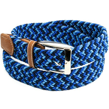 Load image into Gallery viewer, Premium Braid Belt Royal - Angelo&#39;s Men Boutique
