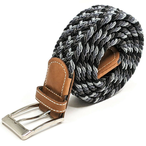 Premium Braid Belt Grey - Angelo's Men Boutique