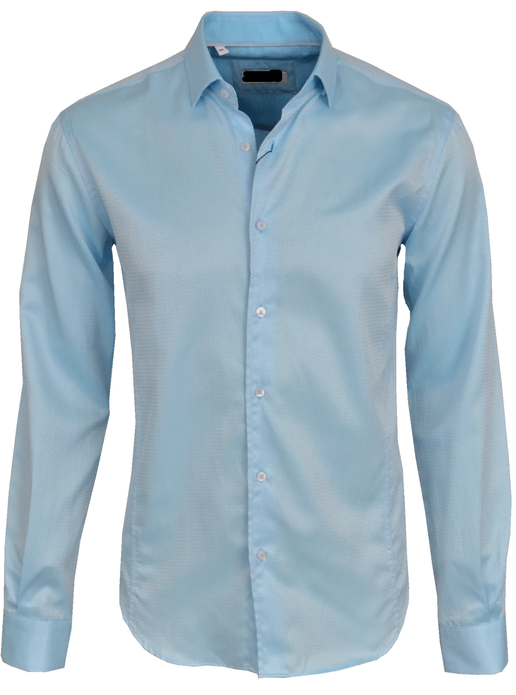 S-W 5111 Turquoise Slim Fit Long Sleeve Shirt